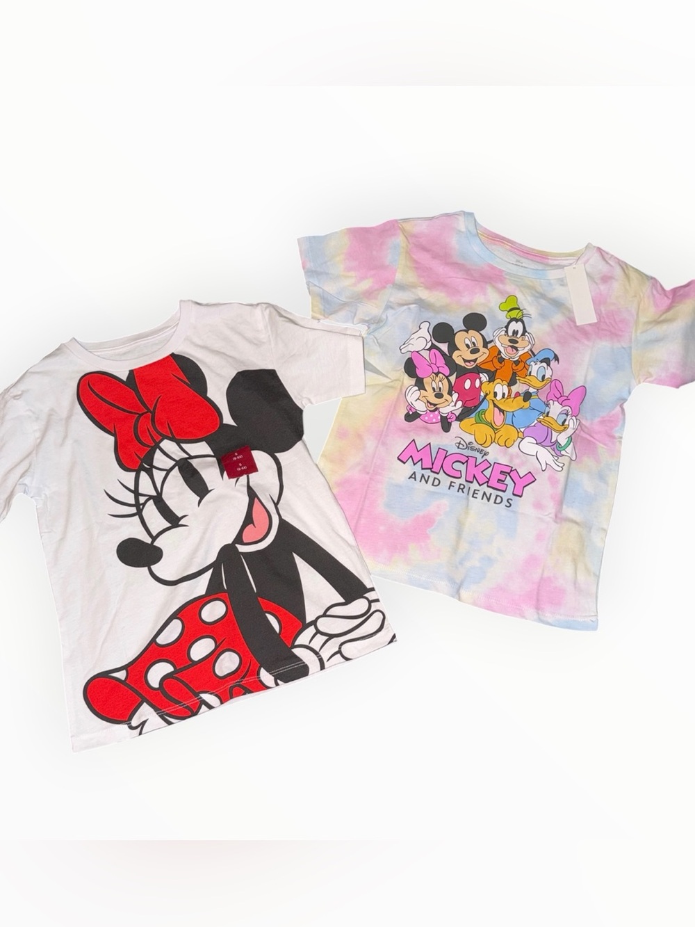 Disney Girls' Minnie & Mickey Shirt Duo Size 6X
